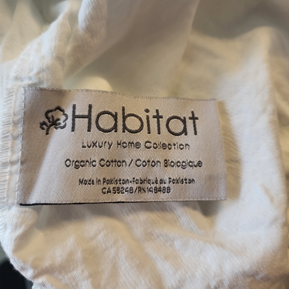 Habitat Luxury Home Collection Sheet Set FULL Organic Cotton 500 TC - Picture 5 of 7